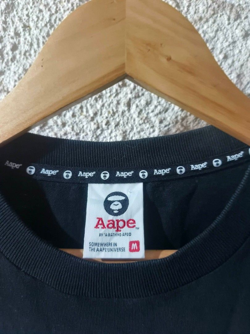 Aape (Category: Tshirts & Polo Shirts ) located in Talisay. Submitted by vokerzxc (Listing ID 1470996876, Image 3). Description: Excellent Condition Issue: None Complete tags Authentic Size: Medium Color rate: 9.7/10 or better Width: 21 Length: 27.