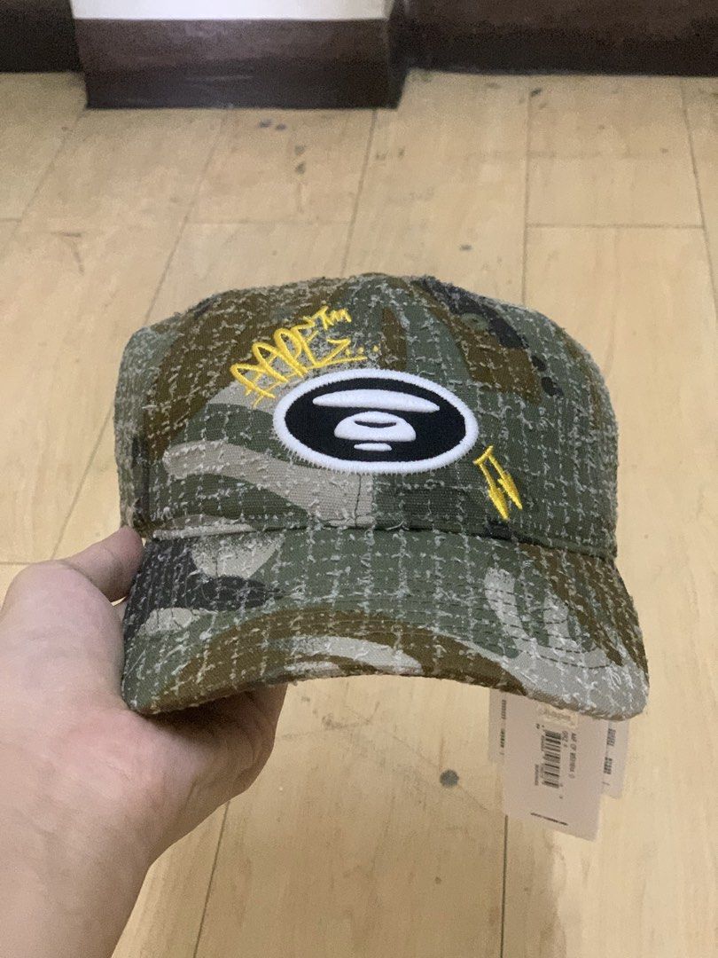 AAPE CAMO CAP (RARE) (Category: Caps & Hats) located in Manila. Submitted by scarlett_hope (Listing ID 1470995706, Image 1). Description: 1SFA BRANDNEW OPEN FOR LALAMOVE.