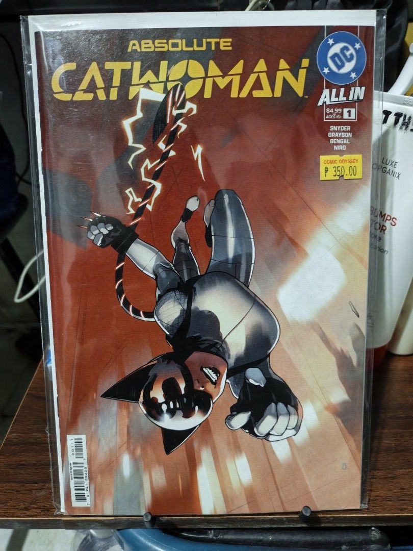 ABSOLUTE CATWOMAN (Category: Comics & Manga) located in Antipolo. Submitted by makasalanan (Listing ID 1471004549, Image 1). Description: - SOLD AS SET ISSUE 1 2 3 - ALL FIRST PRINT - BAGS & BOARDS INCLUDED - NM CONDITION.