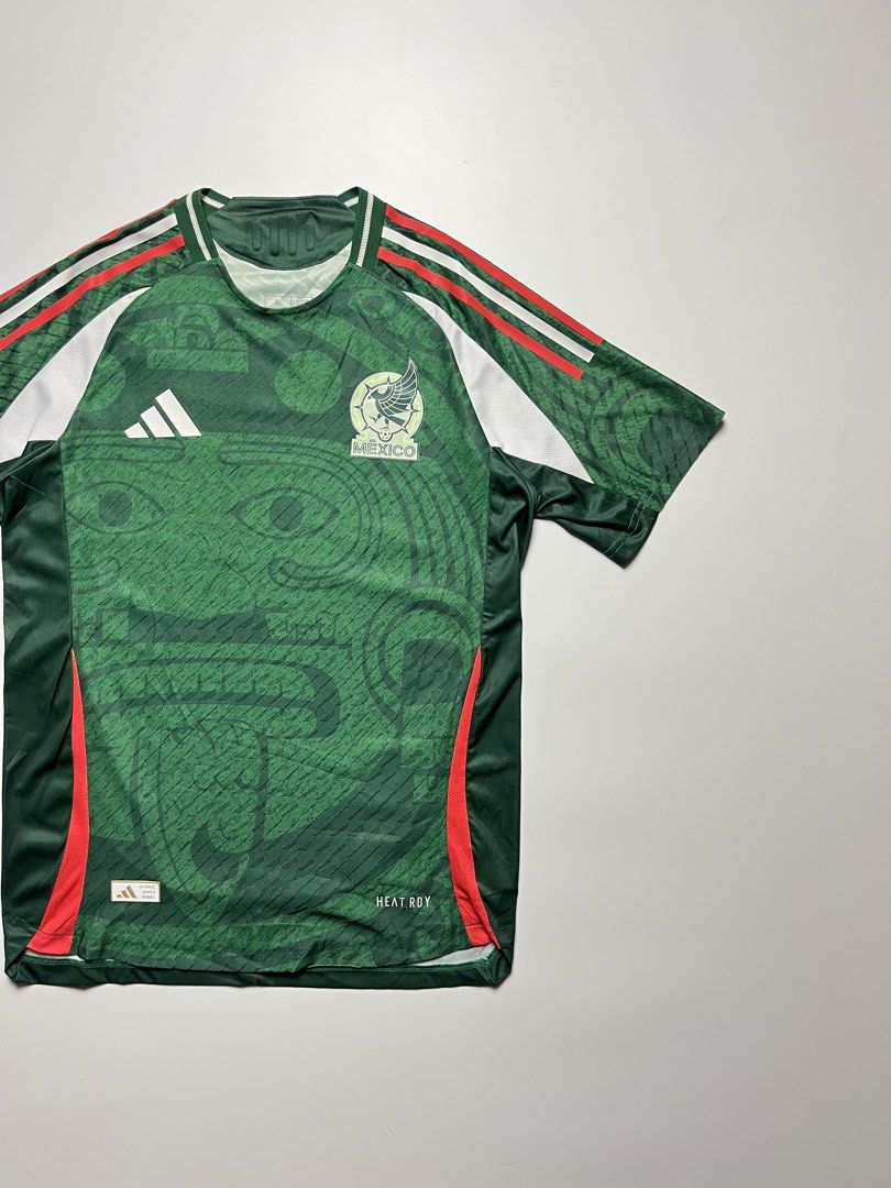 Adidas Mexico 2024 Special Jersey (Category: Activewear) located in Bulacan. Submitted by way2lifestyle (Listing ID 1471085414, Image 2). Description: (In Inches) Best Fit: Medium to Large Width: 20” Length: 28” Excellent condition.