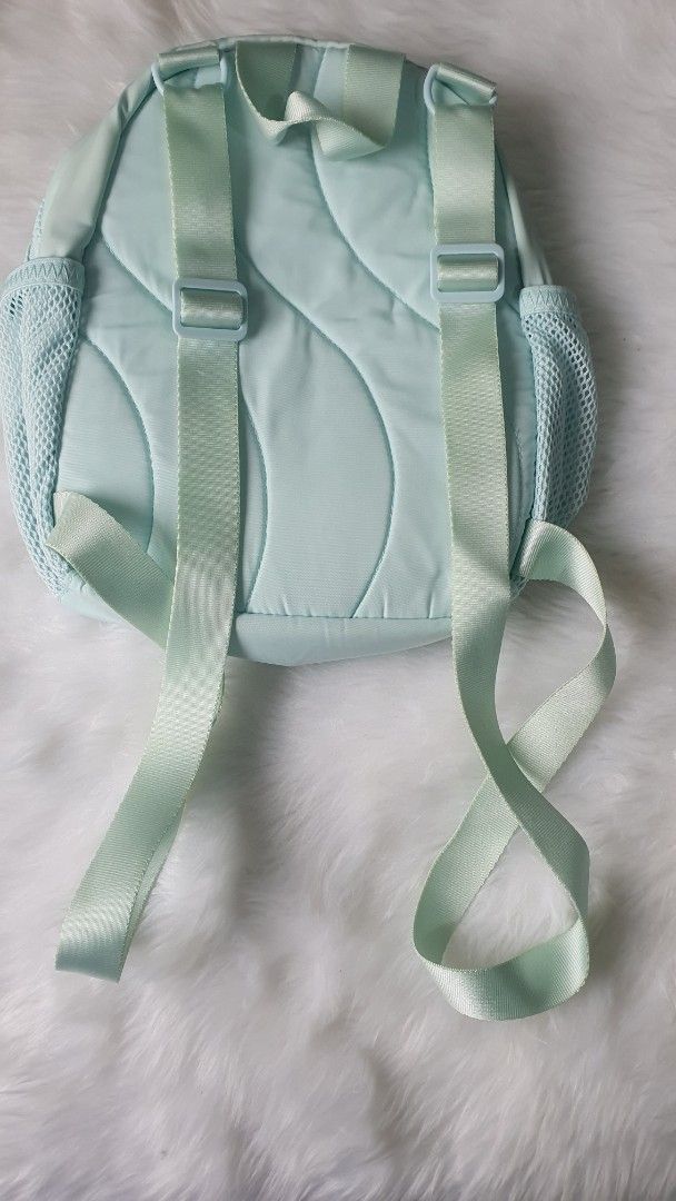 Adidas Mini Backpack Light Blue Holographic Logo (Category: Backpacks) located in Santa Rosa. Submitted by regcruz (Listing ID 1471079905, Image 3). Description: - Brand: Adidas - Color: Light blue with shiny holographic logo - Features: Main zip compartment, front zip pocket, two side mesh pockets - Straps: Adjustable pastel straps - Perfect for: Daily use, casual days, or quick errands Used 2x only.