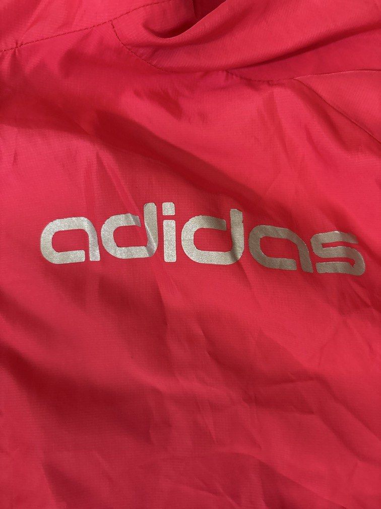 Adidas running jacket (Category: Coats, Jackets and Outerwear) located in Baguio. Submitted by brix6699 (Listing ID 1470957702, Image 2). Description: Adidas running jacket Size 2xl on tag Goodcondition Issue: zipper only check last pic Dimensions: Length 28 in Width 22in Length of sleeves 26 inches.