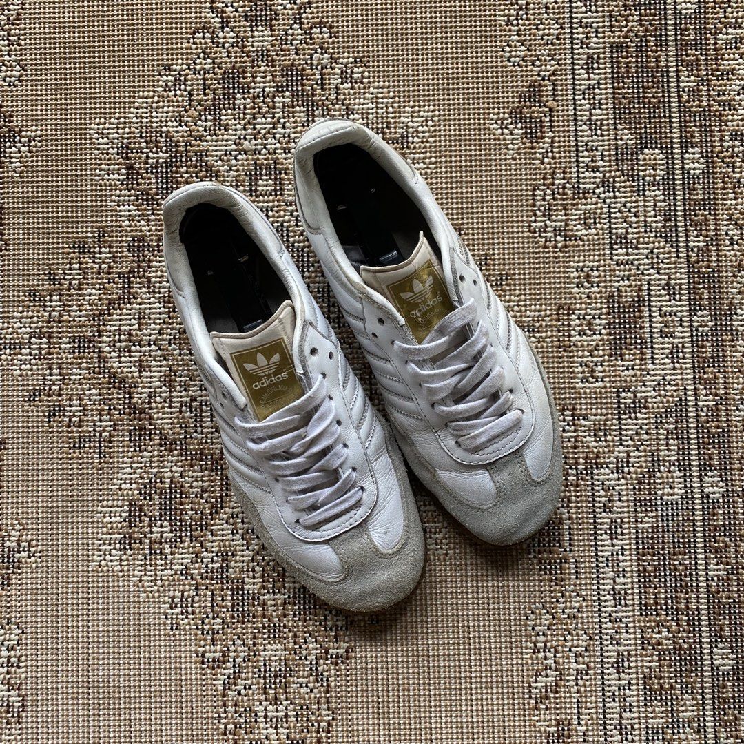 Adidas Samba OG White (Category: Sneakers) located in Manolo Fortich. Submitted by thriftstr.co (Listing ID 1470983441, Image 3). Description: Adi Samba White 7 US W / 38.5 EU / 24 CM Good Condition .