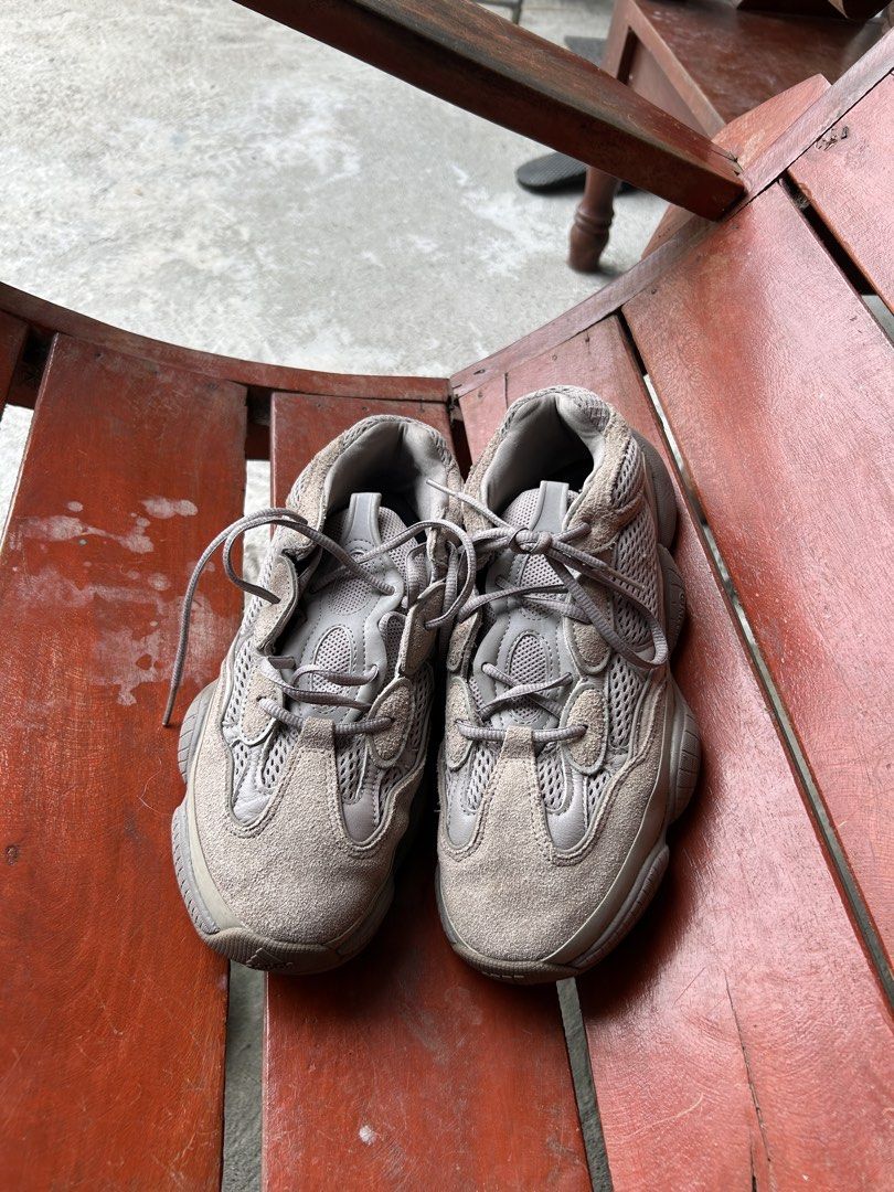 Adidas Yeezy 500 Ash Grey Size US 10 (Category: Sneakers) located in San Carlos. Submitted by beejd (Listing ID 1470974493, Image 2). Description: - Model: Adidas Yeezy 500 - Colorway: Ash Grey - Size: US 10 / UK 9.5 / FR 44 - Condition: Worn a few times, uppers are clean with zero major flaws, soles have minor dirt from outdoor wear - Material & Tech: Mesh and suede upper with comfortable adiPRENE cushioning sole - Authenticity: Size tag clearly