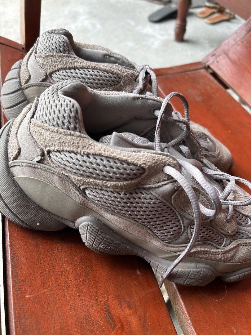 Adidas Yeezy 500 Ash Grey Size US 10 (Category: Sneakers) located in San Carlos. Submitted by beejd (Listing ID 1470974493, Image 3). Description: - Model: Adidas Yeezy 500 - Colorway: Ash Grey - Size: US 10 / UK 9.5 / FR 44 - Condition: Worn a few times, uppers are clean with zero major flaws, soles have minor dirt from outdoor wear - Material & Tech: Mesh and suede upper with comfortable adiPRENE cushioning sole - Authenticity: Size tag clearly