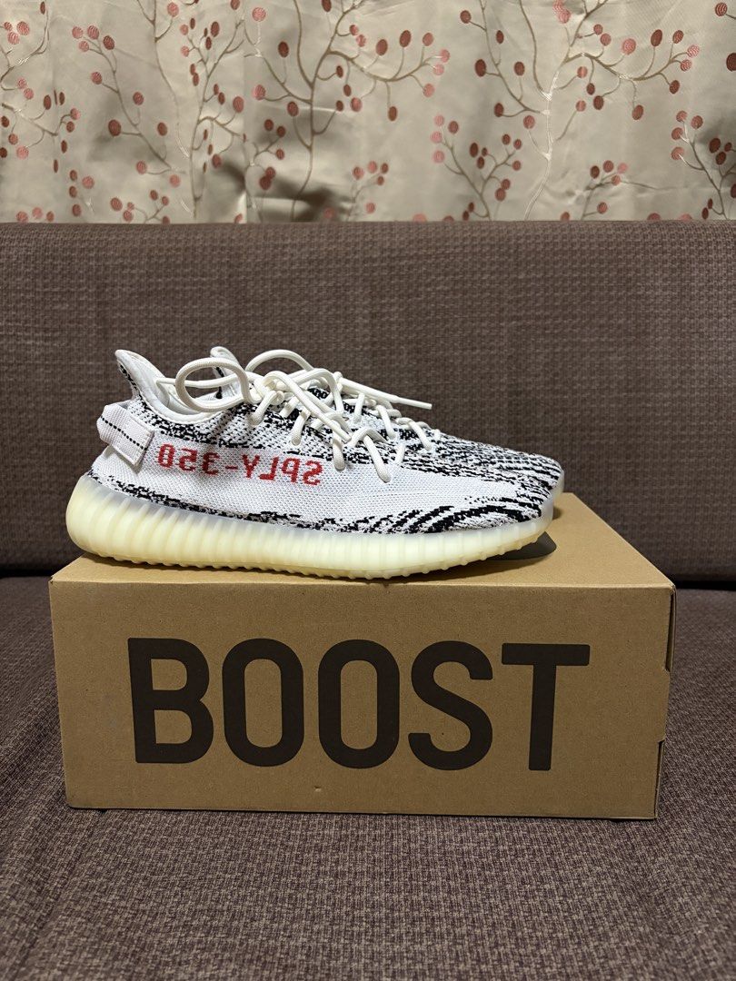 Adidas Yeezy Zebra V2 (Category: Sneakers) located in Pasig City. Submitted by chamoisee (Listing ID 1471039229, Image 1). Description: Adidas Yeezy Zebra V2 Brandnew Size 9 Japan Release DM FOR FASTER TRANSACTION 📩 .