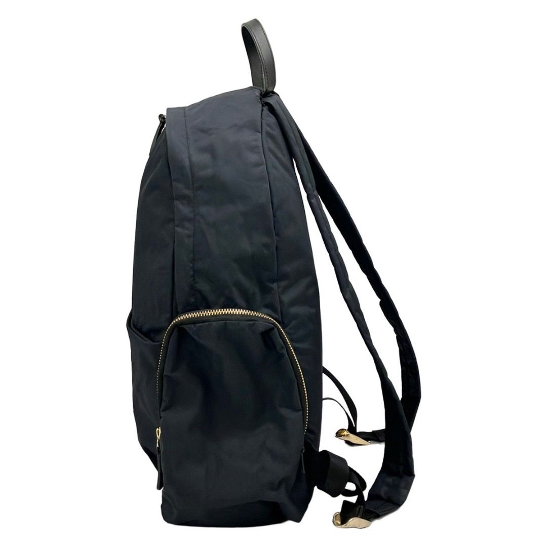 AGNES B. VOYAGER BLACK NYLON LEATHER BACKPACK (Category: Backpacks) located in Marikina City. Submitted by minimalistmanila (Listing ID 1471083573, Image 3). Description: Genuine Agnes B. nylon black backpack. Medium roomy size with gold hardwares and leather handles. Worth P7,999. Order now!.