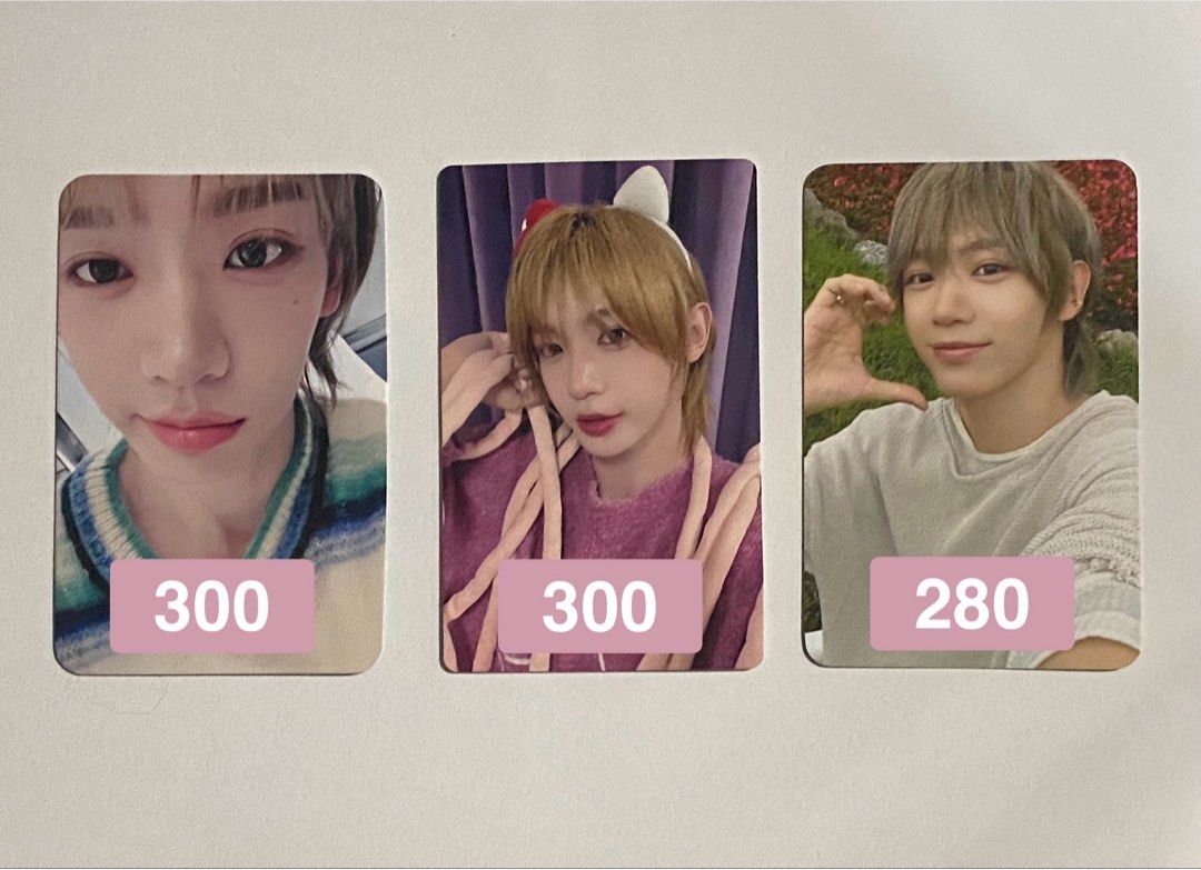 AHOF PHOTOCARDS [OFFICIAL] (Category: K-Wave Merchandise) located in Manila. Submitted by abyurasobhwa81 (Listing ID 1471107568, Image 1). Description: [ wts lfb ahof ph ] ⭑.ᐟ ahof assorted pc ⟢ prices indicated on each photo ⟢ onhand: PAYO or 3 Days DOP ⟢ loc: qc ⟢ MOP: gcash ⟢ sf + pf to follow | free sf if taking more ⟢ x sensi and impatient ⟢ message seller to claim.