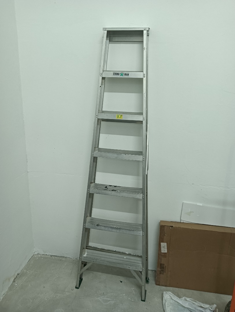 Aluminium 7-step ladder, Furniture & Home Living, Home Improvement ...