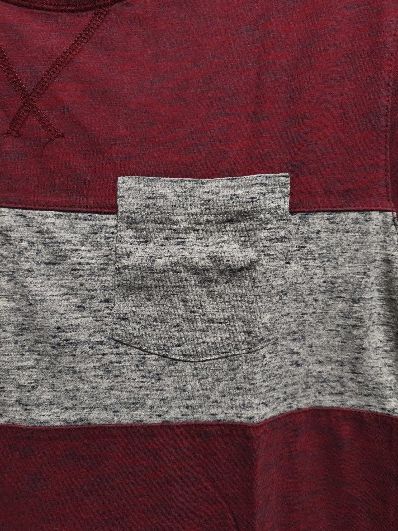 American Eagle Outfitters Color Maroon Gray Pocket Tee Medium (Category: Tshirts & Polo Shirts ) located in Pasig City. Submitted by althentic.ph (Listing ID 1471078263, Image 2). Description: 180 + J&T Shipping Fee Original American Eagle Pocket Tee Maroon Gray Size Medium Actual Measurements: Width - 21" Length - 27" EXCELLENT Thrifted Condition 9+/10 ✔Tags are available upon request, can be sent thru PM ✔fix price ✔payment first policy thru gc