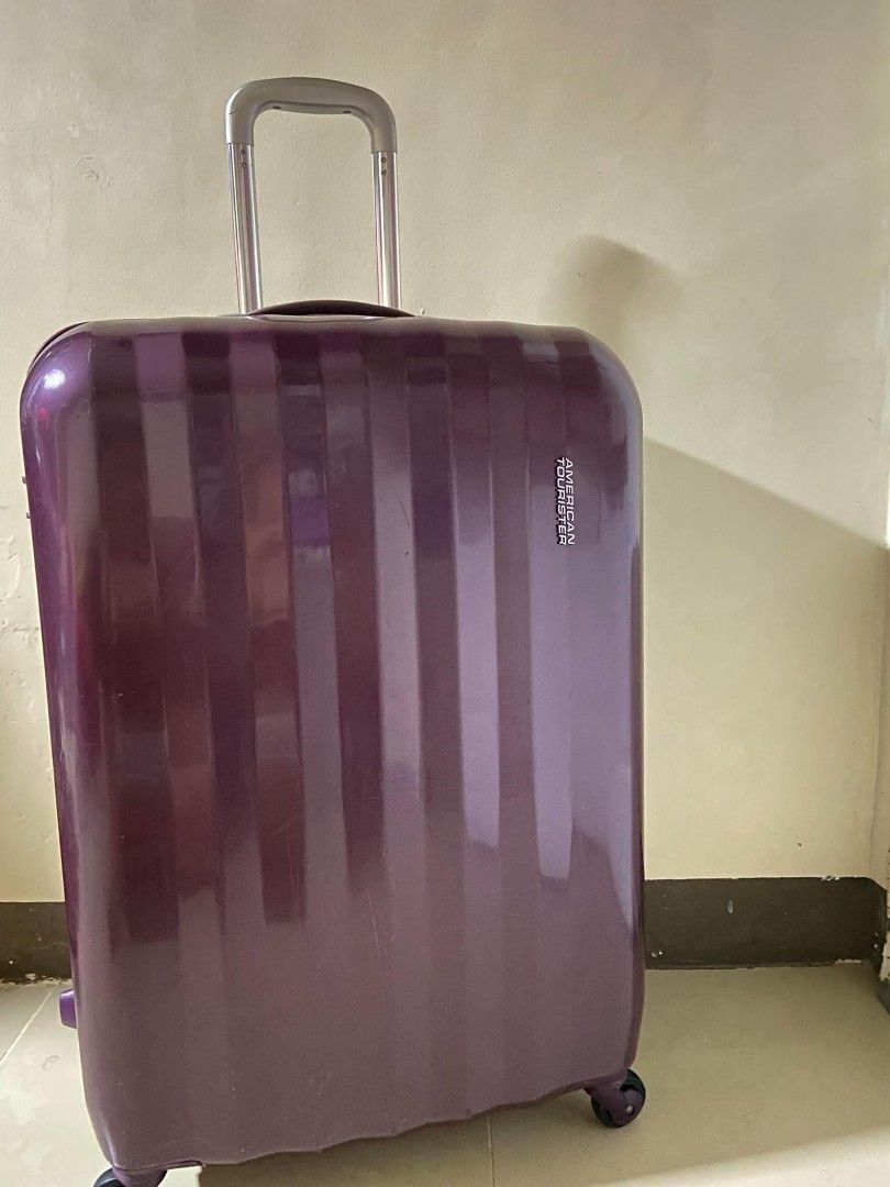 American Tourister (Category: Luggage) located in Manila. Submitted by jzjapansurplus (Listing ID 1471058906, Image 3). Description: 📍 AMERICAN TOURISTER SPINNER BY SAMSONITE SPINNER📍 Imported from japan LARGE SIZE ✨Polycarbonate Hardcase ✨Top Carrier Handle ✨Telescopic Push Handle ✨Security coded Coded lock ✨Smooth and Silent 360 Rotation wheels ✨Wide space Suitcase With Support Strap and Pocket ✨ Lightweight Good condition Minimal mark of usa