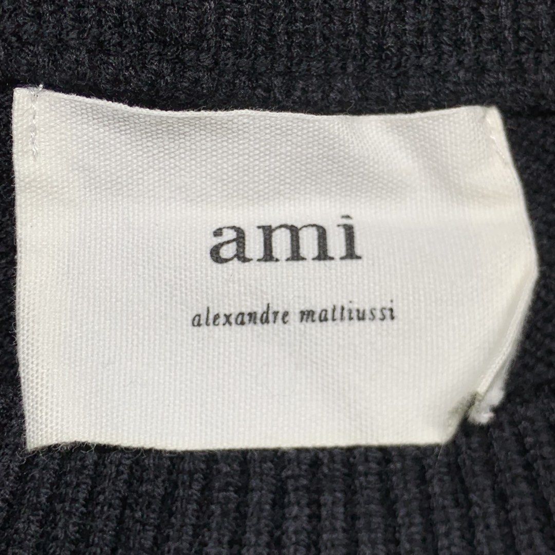 AMI - ADC Crew Knit Sweater (Category: Coats, Jackets and Outerwear) located in Manila. Submitted by shottas_21 (Listing ID 1471031607, Image 2). Description: AMI - ADC Crew Knit Sweater SIZE - Small CONDITION - 9/10 Made in Portugal CHEST - 22” LENGTH - 24” SHOULDERS - 22” SLEEVE - 18.5” HEM - 22”.