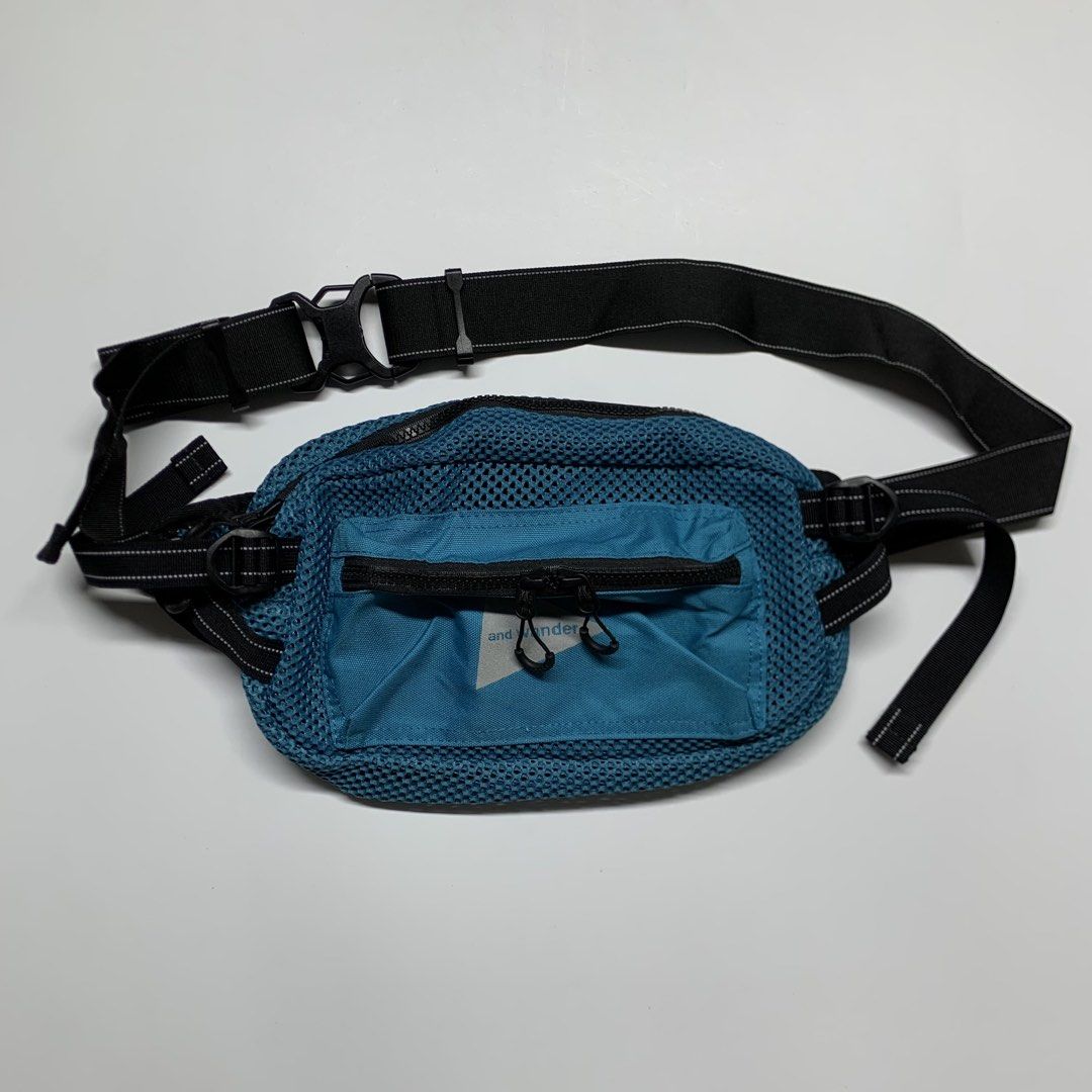 And Wander - 3D mesh waist bag (Category: Belt bags, Clutches and Pouches) located in Manila. Submitted by shottas_21 (Listing ID 1471035877, Image 1). Description: And Wander - 3D mesh waist bag CONDITION - 9/10 Made in china Width - 7” Length - 10”.