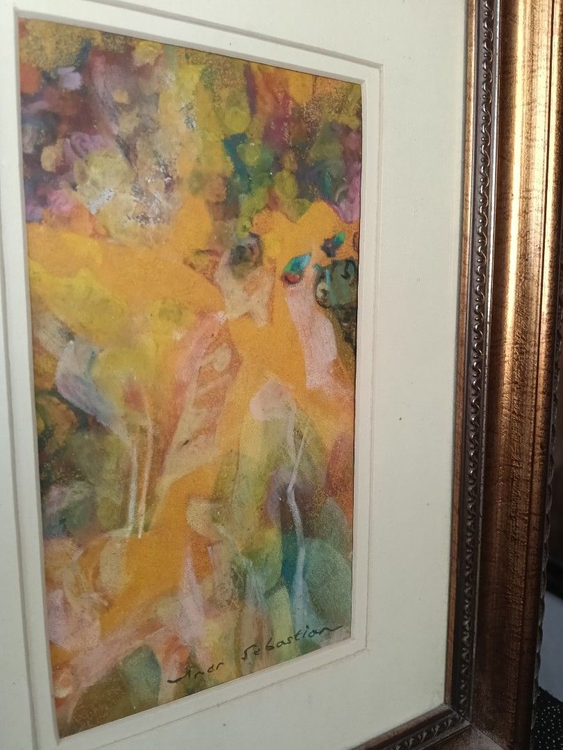 Aner Sebastion Oil Pastel (Category: Art & Prints) located in Manila. Submitted by akosimariengge (Listing ID 1471095525, Image 2). Description: Authentic oil pastel signed by Aner Sebastian, small only, 8*4 inches without frame, no coa, given as a gift, selling as is. •Payment 1st policy •No return, no exchange, no refund.