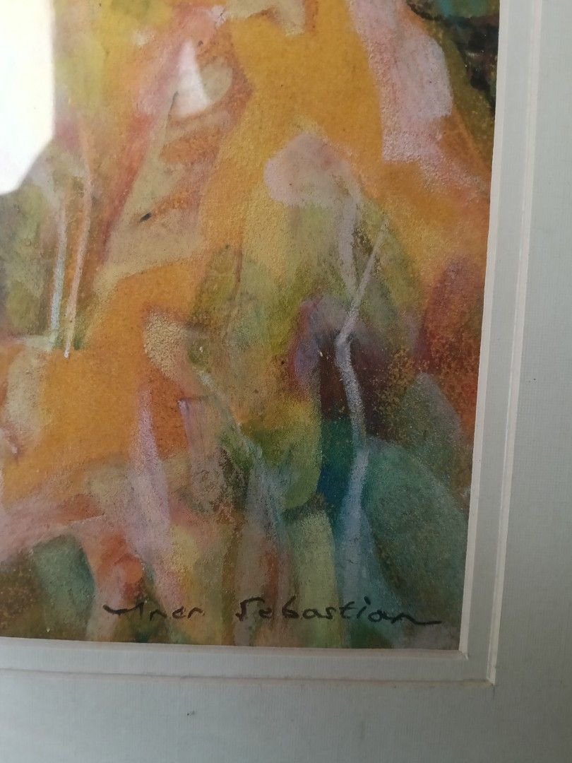 Aner Sebastion Oil Pastel (Category: Art & Prints) located in Manila. Submitted by akosimariengge (Listing ID 1471095525, Image 3). Description: Authentic oil pastel signed by Aner Sebastian, small only, 8*4 inches without frame, no coa, given as a gift, selling as is. •Payment 1st policy •No return, no exchange, no refund.