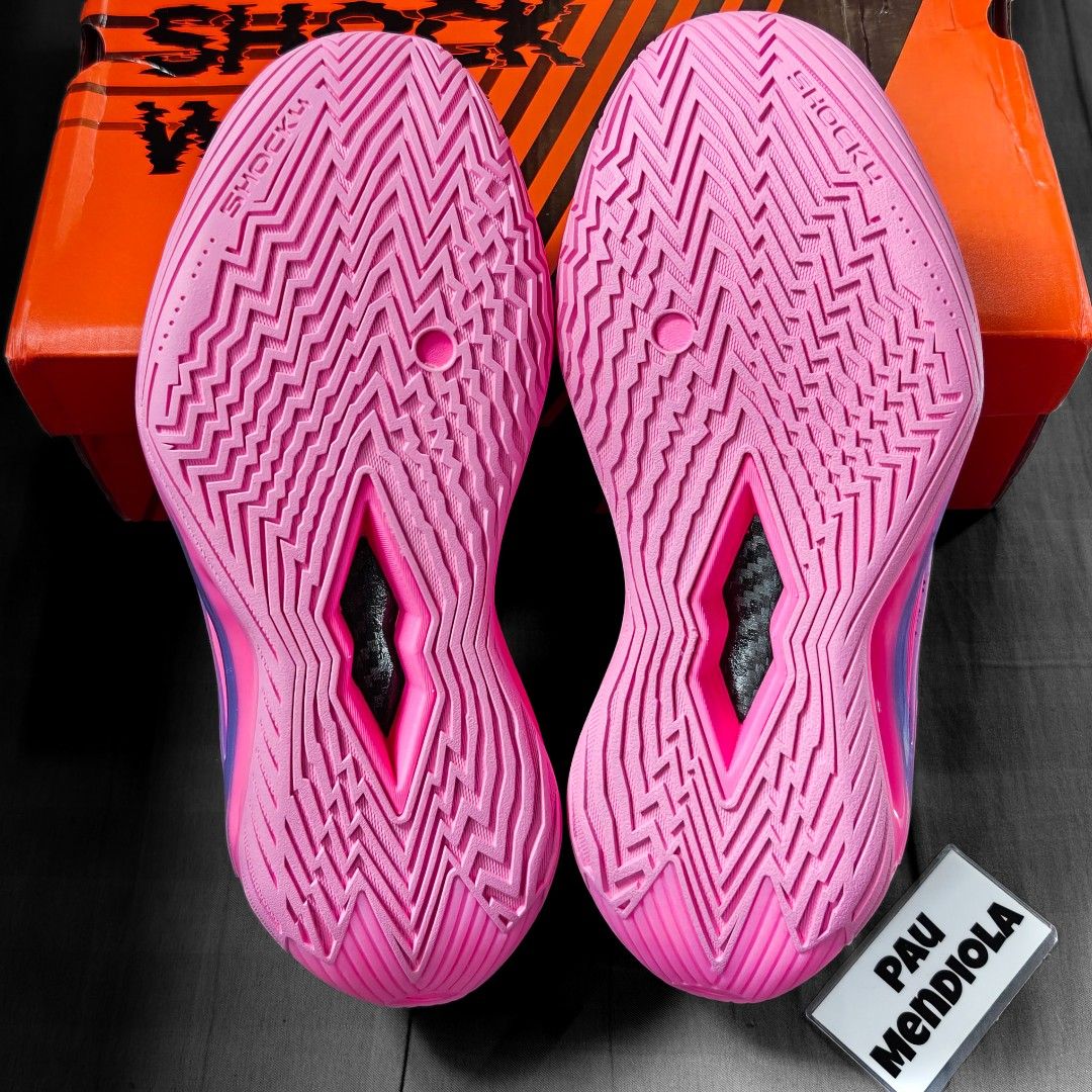 ANTA Shockwave 7 "Black/pink" (Category: Sneakers) located in Pasig City. Submitted by paumendiola (Listing ID 1471029686, Image 3). Description: WTS ANTA Shockwave 7 "Black/pink" Available sizes 8.5 / 10 / 10.5 Brand new with box ₱ 2,990 only‼️firm (SRP 6,595) Note: some boxes are damaged 100% original Money back if proven fake Location: Pasig/Cainta Open for meet-ups Shipping via Lalamove/J&T/JRS.