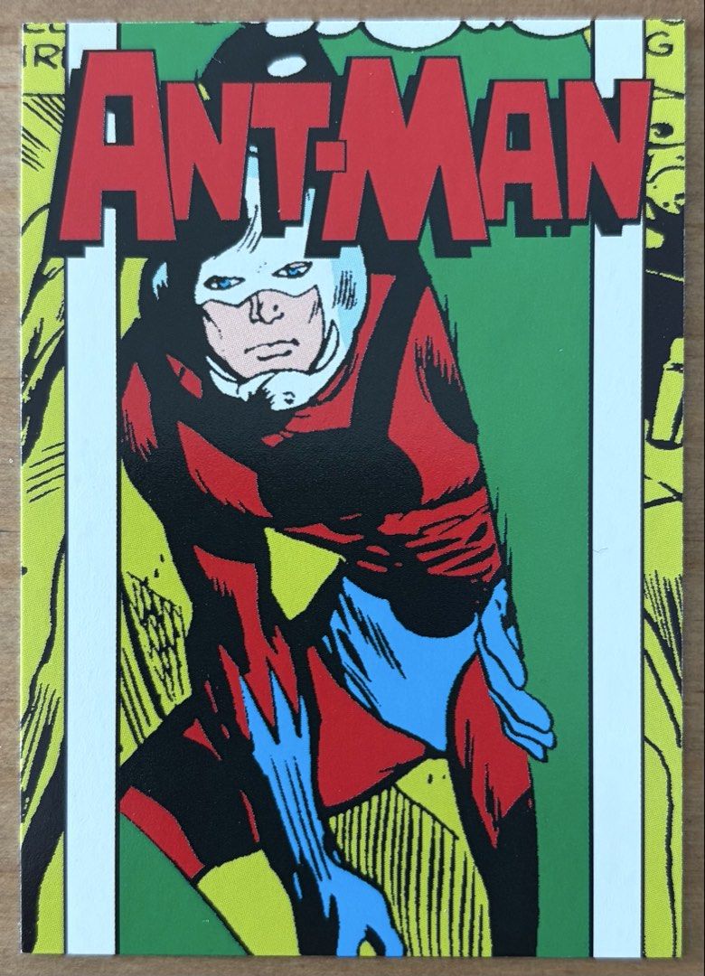 Ant-Man | Marvel Cards ~ Marvel Comics Section '17 (Category: Raw Singles) located in Makati City. Submitted by cardlab (Listing ID 1470997880, Image 1). Description: Items are 💯 authentic/original/legit. About The Card: • 2017 Panini Marvel Comics Section • Card No. 176 FOR: • Cards ₱99 and below with Card Sleeves • Cards ₱100 and up with Used Toploader • ₱10 for Bnew Tops Packaging (If Shipping): ✔️ Plastic cover ✔️ Cardboard ✔️ Bubble wrap NO