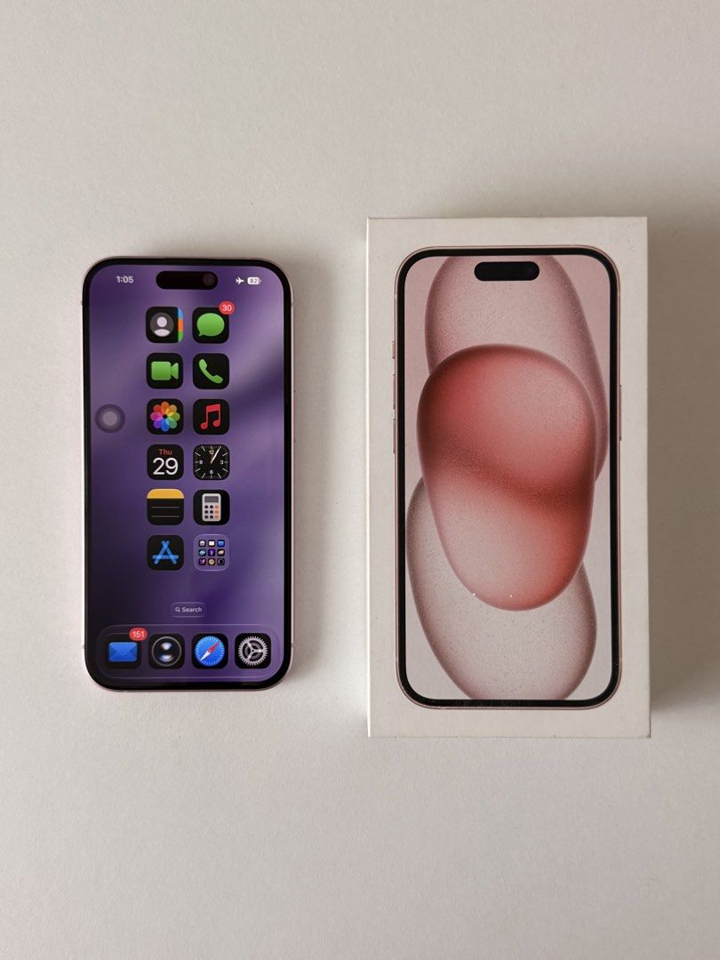 Apple iPhone 15 (Pink) 128GB (Category: iPhone 15 Series) located in Caloocan City. Submitted by cliffgarcia (Listing ID 1470977787, Image 1). Description: Apple iPhone 15 (Pink) 128GB - I’m the first owner - Battery Health: 83% - Cycle Count: 327 - Last/Fixed Price 📍Location: North Caloocan, Amparo 💳 Mode of Payment: GCash (payment-first basis) ⚡️ Priority given to buyers within Metro Manila .