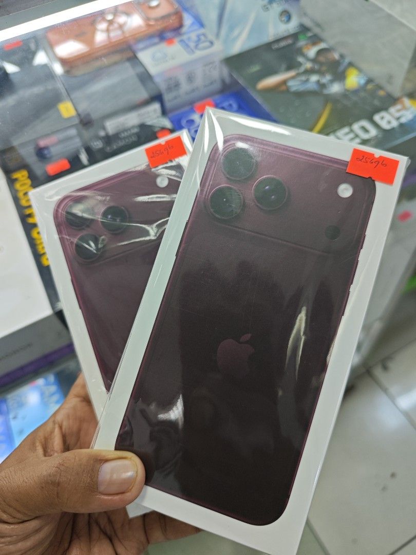 Apple iPhone 256GB (Category: iPhone 18 Series) located in San Juan City. Submitted by tolskie (Listing ID 1470988363, Image 1). Description: - Model: 18 pro max - Storage: 256GB - Color: burgundy - Condition: Brand new, strictly factory-sealed in original plastic packaging - not activated -1 year apple warranty - Trusted Carousell seller - message to deal!.