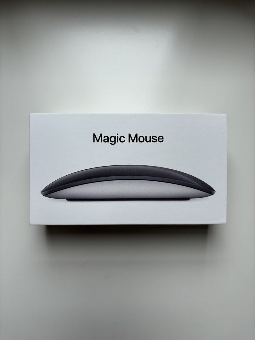 Apple Magic Mouse Black USB-C (Category: Mouse & Mousepads) located in Las Pinas. Submitted by ver_x (Listing ID 1470979350, Image 2). Description: 100% BRAND NEW Apple Magic Mouse (Black with USB-C port) - Model: MXK63ZA/A - Condition: Brand new, unopened in original packaging. - Authenticity: Purchased recently from The Loop (receipt available) - Package details: Box sealed with pull tabs intact, includes USB-C charge cable. Perfect for Mac and