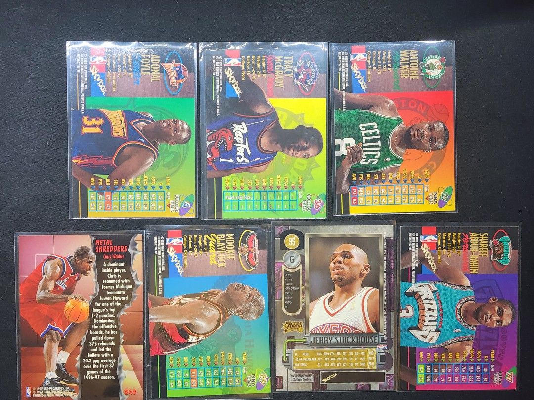 Assorted characters 31, 36, 8, (Category: Raw Singles) located in Manila. Submitted by kg613 (Listing ID 1470971681, Image 2). Description: metal universe fleer metal 7pcs lot .
