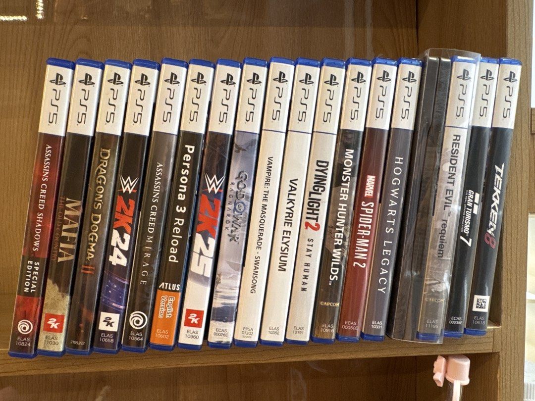 Assorted PS5 Games Collection (Category: PlayStation) located in Cainta. Submitted by dark_angel1824 (Listing ID 1471053273, Image 2). Description: PS5 game disc available - Includes top titles: Assassin's Creed Shadows, Persona 3 Reload, God of War Ragnarok, Marvel's Spider-Man 2, Hogwarts Legacy, Gran Turismo 7, Tekken 8, and more - Perfect way to build up your game library instantly .