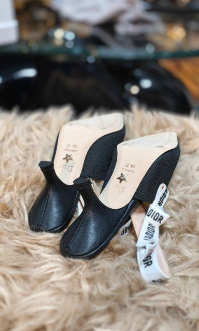Authentic Christian Dior Slingback Heels (Category: Heels) located in La Trinidad. Submitted by designerluxeshop (Listing ID 1471071271, Image 3). Description: Pre-owned Christian Dior slingback heels 👠 with authenticity document, dustbag and box size 38, 💯% original, in good condition, shipping is free, message us if interested, delivery is by schedule discount is offered for cash buyer layaway is accepted 20% downpayment 80% balance payable u