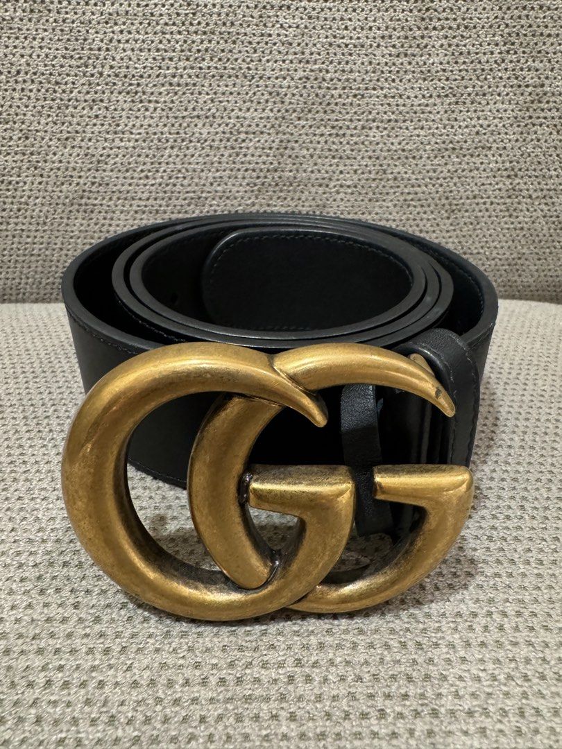 Authentic Gucci (Category: Luxury Apparel) located in Manila. Submitted by chloe_luxuries (Listing ID 1471083768, Image 1). Description: Guaranteed Original Gucci Belt Still in excellent condition Size 34/85 No more inclusion belt only Pm for those interested .