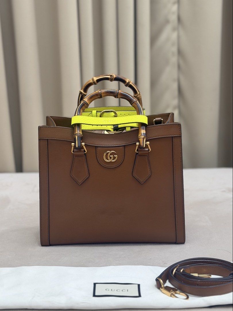 Authentic Gucci Diana Small Tote Bag (Category: Luxury Bags & Wallets) located in Manila. Submitted by maria_2326 (Listing ID 1470962557, Image 1). Description: Authentic w/dust bag, long sling, 2belts Location: Manila/QC.