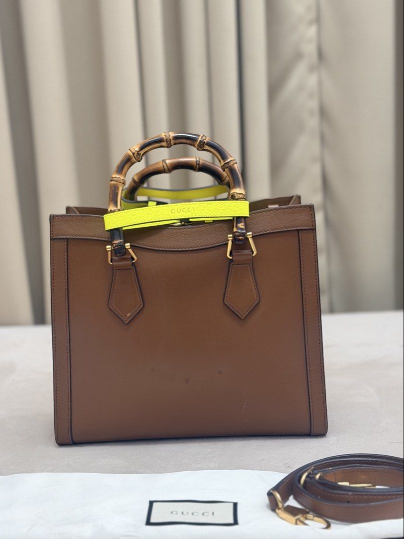 Authentic Gucci Diana Small Tote Bag (Category: Luxury Bags & Wallets) located in Manila. Submitted by maria_2326 (Listing ID 1470962557, Image 3). Description: Authentic w/dust bag, long sling, 2belts Location: Manila/QC.