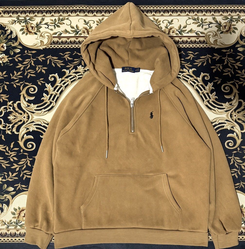Authentic Ralph Lauren Brown Hoodie Jacket (Category: Coats, Jackets and Outerwear) located in Quezon City. Submitted by rych0799 (Listing ID 1470978837, Image 1). Description: Condition:8.9/10 Not sure if washable. Buy at you own risk. Not very noticeable. M-L size can be good fit .