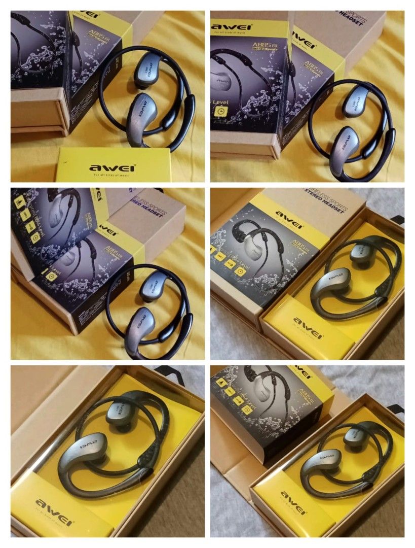 AWEI BLUETOOTH SPORTS HEADPHONES (Category: Headphones & Headsets) located in Paranaque City. Submitted by powerzone0517 (Listing ID 1470962215, Image 2). Description: .