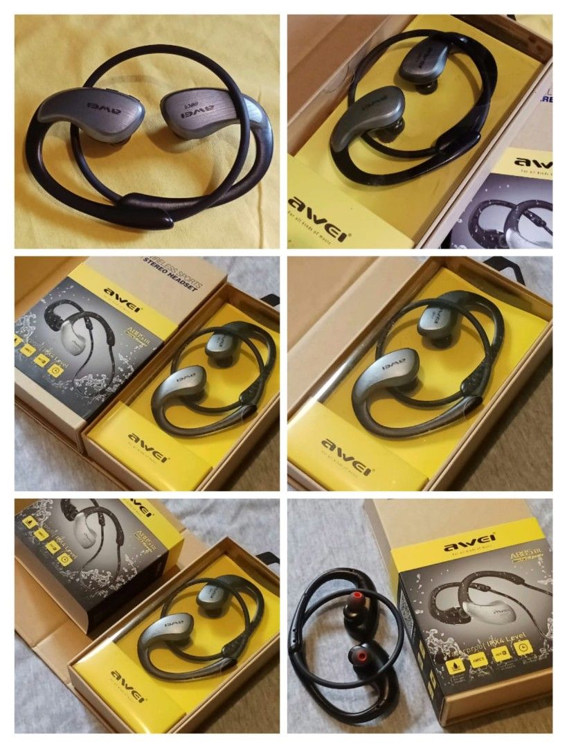 AWEI BLUETOOTH SPORTS HEADPHONES (Category: Headphones & Headsets) located in Paranaque City. Submitted by powerzone0517 (Listing ID 1470962215, Image 1). Description: .