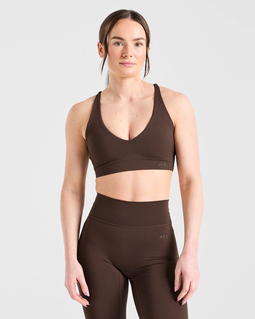 AYBL Sports Bra (Category: Activewear) located in Cavite. Submitted by francuhstuff_ph (Listing ID 1471060095, Image 2). Description: AYBL Sports Bra Staple Sports Bra - Coffee Brown Medium Width: 15 Hem: 13.5 Deadstock Empower Seamless Sports Bra - Black Medium Width: 15 Hem: 12 Deadstock 1,200 each 1,200 each.
