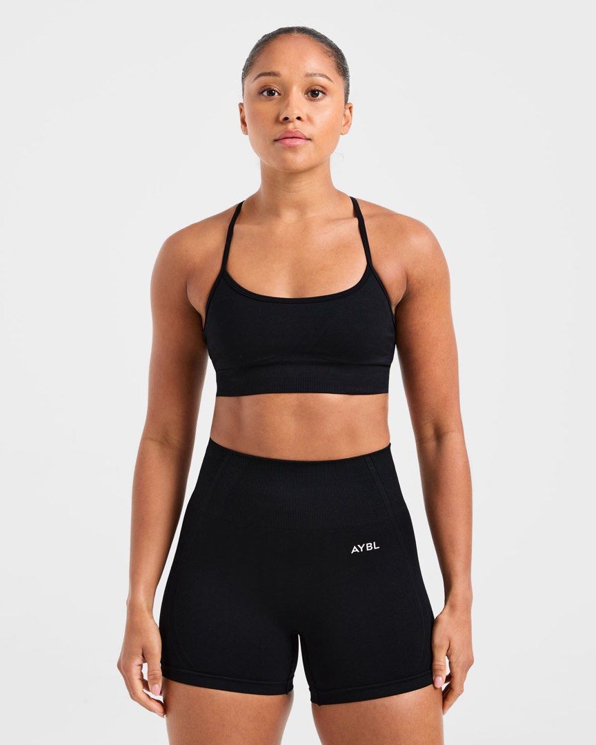 AYBL Sports Bra (Category: Activewear) located in Cavite. Submitted by francuhstuff_ph (Listing ID 1471060095, Image 3). Description: AYBL Sports Bra Staple Sports Bra - Coffee Brown Medium Width: 15 Hem: 13.5 Deadstock Empower Seamless Sports Bra - Black Medium Width: 15 Hem: 12 Deadstock 1,200 each 1,200 each.