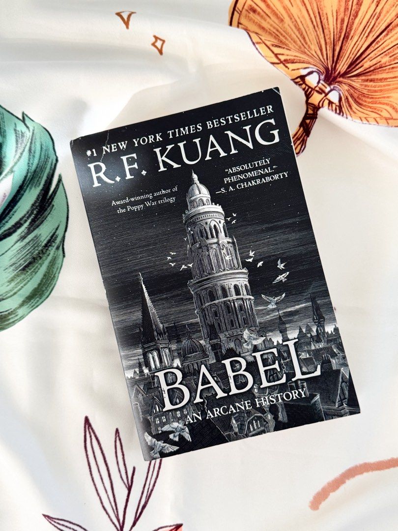 Babel by R.F. Kuang (Category: Storybooks) located in San Jose. Submitted by lizbuxbaum (Listing ID 1471082155, Image 1). Description: - Condition: GC -VGC; minor signs of shelfwear - No lowballing - No rush shipping MOP: Gcash, Maya MOD: J&T, LBC (door to door, COP) DM for any questions. 💙.