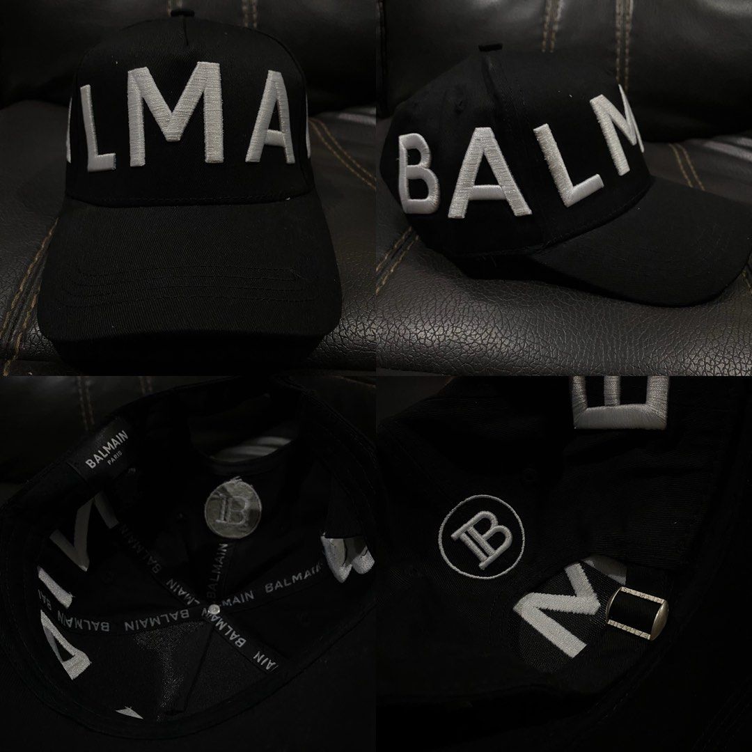 Balmain Logo Embroidered Baseball Cap (Black) (Category: Caps & Hats) located in Antipolo. Submitted by JPtrendshop (Listing ID 1471060347, Image 1). Description: .