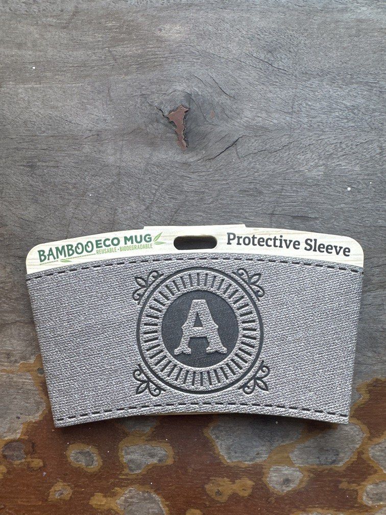Bamboo Eco Mug Protective Cup Sleeve (Category: Luxury Accessories) located in Manila. Submitted by xenasales (Listing ID 1471014286, Image 1). Description: .