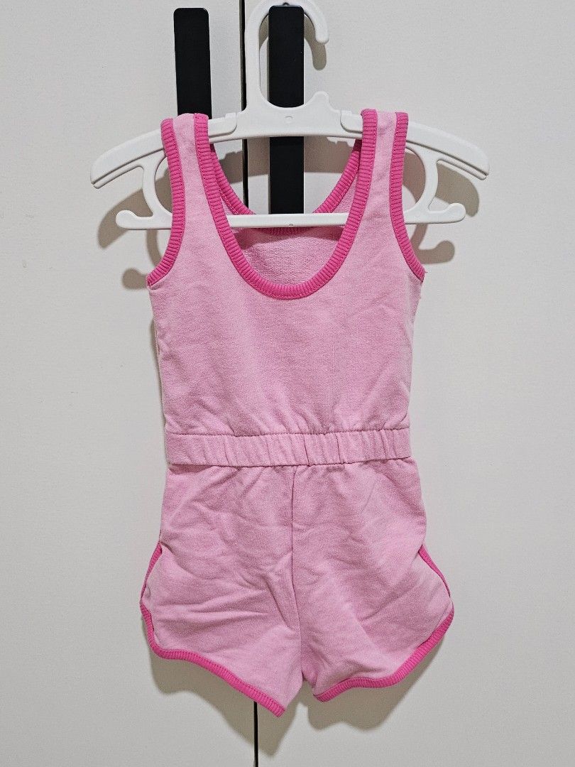 Barbie Pink Romper Size 18M (Category: Babies & Kids Fashion) located in Manila. Submitted by momshiedells (Listing ID 1470955748, Image 2). Description: Barbie Pink Baby Girl Romper – 18M 🎀💗 Cute pink Barbie romper featuring a fun Barbie and convertible graphic, contrast pink trim, and an elastic waist with bow detail. Perfect for casual outings, playdates, and everyday wear! 🚗💕 ✨ Brand/Character: Barbie ✨ Size: 18 months ✨ Color: Pink ✨ Sty