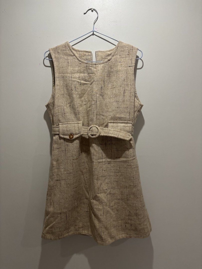 Beige dress with belt (Category: Dresses) located in Manila. Submitted by _pilosofia (Listing ID 1470936141, Image 1). Description: .