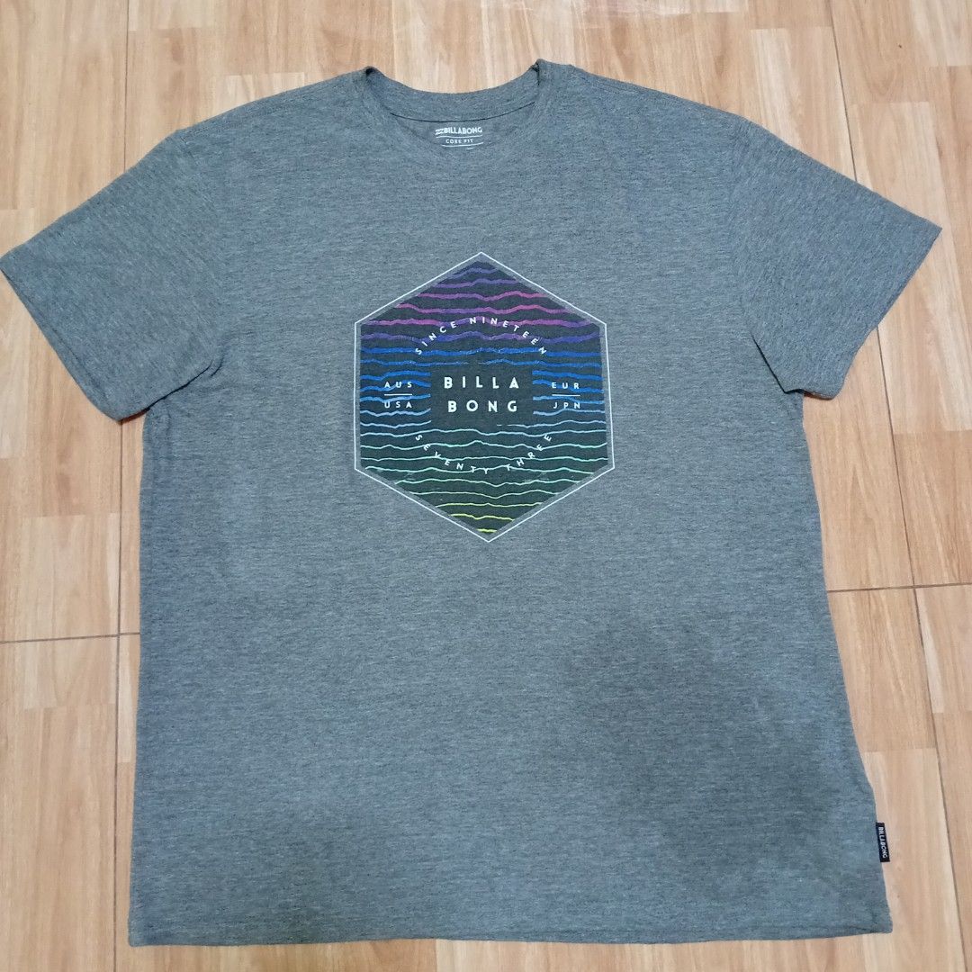 BILLABONG TSHIRT (Category: Activewear) located in Lingayen. Submitted by prince-cacatian (Listing ID 1471063064, Image 1). Description: Dimes: W20 L26 Good condition No issue Color rate 9.5-10.