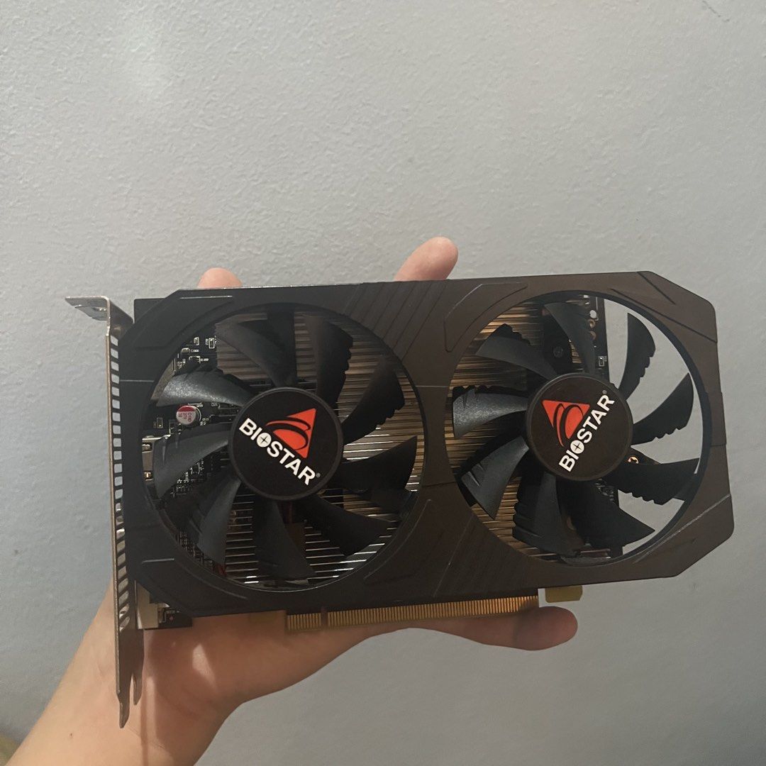 Biostar Dual Fan Graphics Card (Category: Computer Parts) located in Quezon City. Submitted by silentowl_1cc658 (Listing ID 1470976464, Image 2). Description: I think you need this! RX560 4gb dual fan Biostar No issue unlimited test!!! Only @₱2500 can’t go lower Q.C Luzon Avenue.