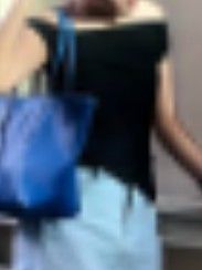 Black Off Shoulder Asymmetrical Top (Category: Tote Bags) located in Manila. Submitted by catbutnip (Listing ID 1471029740, Image 3). Description: Used a couple of times but still in good condition .