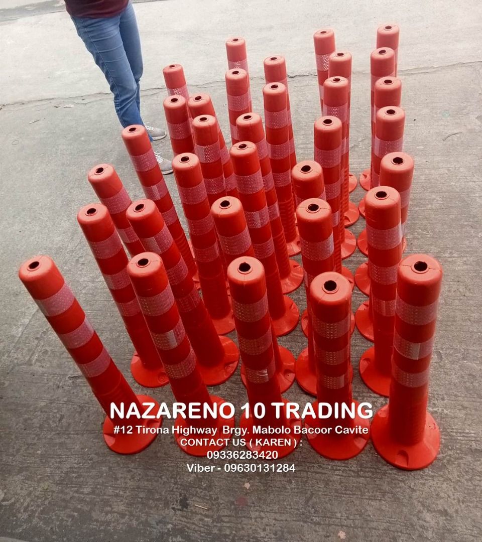 Bollard Post with Reflector 30 inches (Category: Looking For) located in Bacoor. Submitted by kajezame.2021 (Listing ID 1470949013, Image 1). Description: Bollard Post with Reflector 30 inches For More Details and Discount Contact Ms. Karen NAZARENO 10 TRADING 0963 0131 284 0933 6283 420 0956 7028 557 0933 8559 510 Landline: Look for Ms. Karen (046 ) 416 3920 Also available: • Traffic cone • Parking Block stopper • Hooded trash bin • Road Plastic