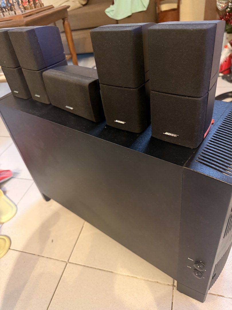 Bose ACOUSTIMASS® 10 IV HOME ENT. SYSTEM (Category: Soundbars, Speakers & Amplifiers) located in Cebu City. Submitted by _dondimar- (Listing ID 1471022016, Image 1). Description: Bose ACOUSTIMASS® 10 IV HOME ENT. SYSTEM 220V / all complete ..