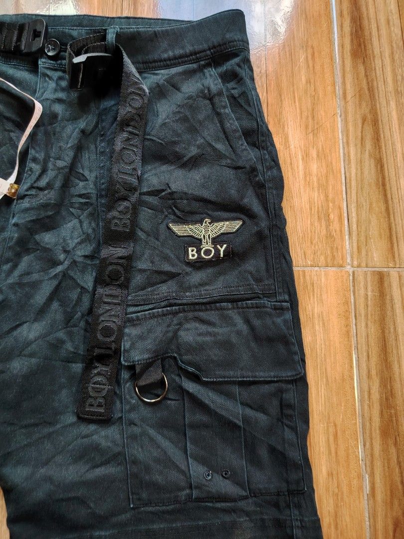 BOY LONDON CARGO SHORT (Category: Shorts) located in Mahaplag. Submitted by thriftunggss (Listing ID 1470991590, Image 2). Description: AS NEW CONDITION NO ANY ISSUE 32-33 waist 22 lenght VISAYAS LOC..