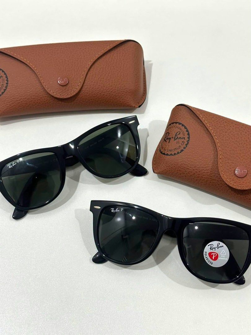 Brand New & Authentic Ray-Ban Wayfarer (Category: Sunglasses & Eyewear) located in Caloocan City. Submitted by andreaman52081 (Listing ID 1471044686, Image 1). Description: Brand New & Authentic Ray-Ban Wayfarer Classic (RB2140 / RB2140F) Authenticity: 100% Authentic, redeemed directly from Ideal Vision Center Complete Package Included: ✔️ Ray-Ban Wayfarer Frame & Lenses (Brand New, Unused) ✔️ Ideal Vision Store Receipt / Proof of Purchase (avail