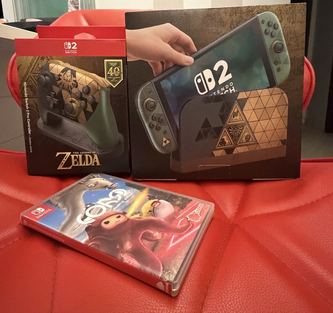 [Brand New w freebie] Bundle for Nintendo Switch 2 Legend of Zelda 40th ...