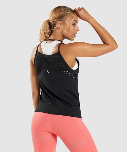 Brandnew Gymshark Seamless tank (Category: Activewear) located in General Trias. Submitted by luxfinds2019 (Listing ID 1471001379, Image 2). Description: Brandnew Gymshark Seamless Tank 1499 shipped only Size small 16by23 Brandnew authentic 💯 No issue Loc laguna Pm.