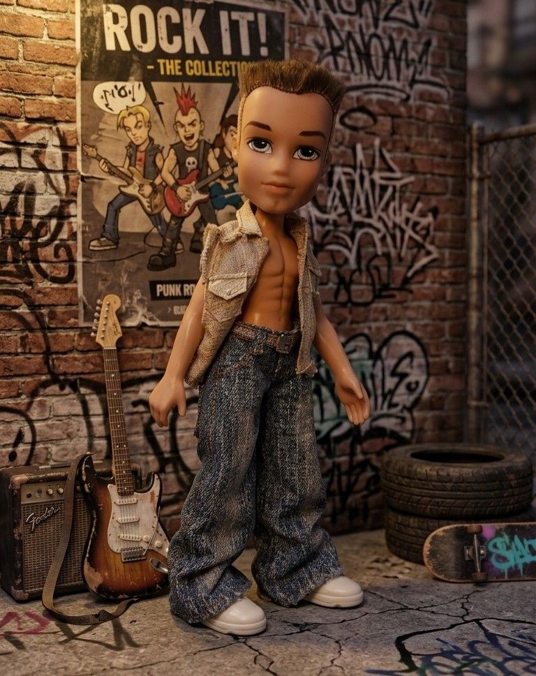 Bratz Boyz Cameron (Category: Kids Toys) located in Quezon City. Submitted by jsonlinestore21 (Listing ID 1471070180, Image 1). Description: Bratz Boyz Cameron fashion doll (originally released in 2003 by MGA Entertainment, or its re-release in the Bratz 20 Yearz Special Anniversary Edition), *Thick Hair and well-maintained molded hair. *No faded (Make up) face paint *No Crack Neck *Tight Joints *No Hand Chips *Body Stain: minor plastic stain on 